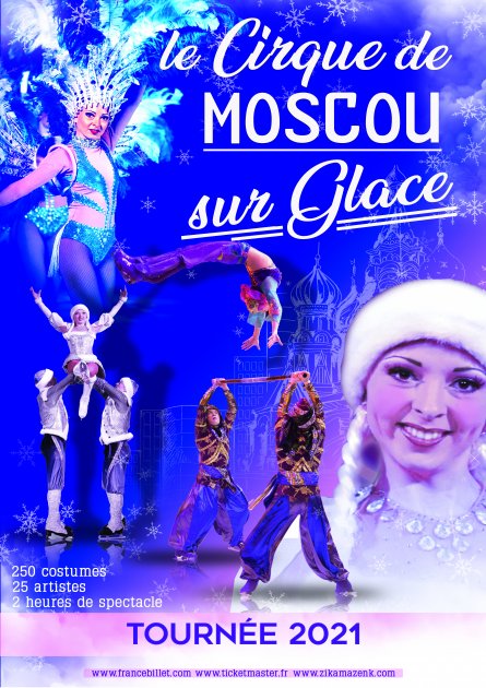 Le cirque de moscou sur glace